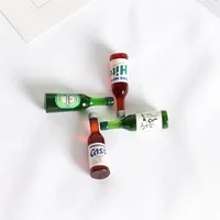 5pcs Dollhouse Mini Beer Bottle Miniature Items Drink Korea Sake BJD Dolls House Accessories Bar Decorations Photography Props 2