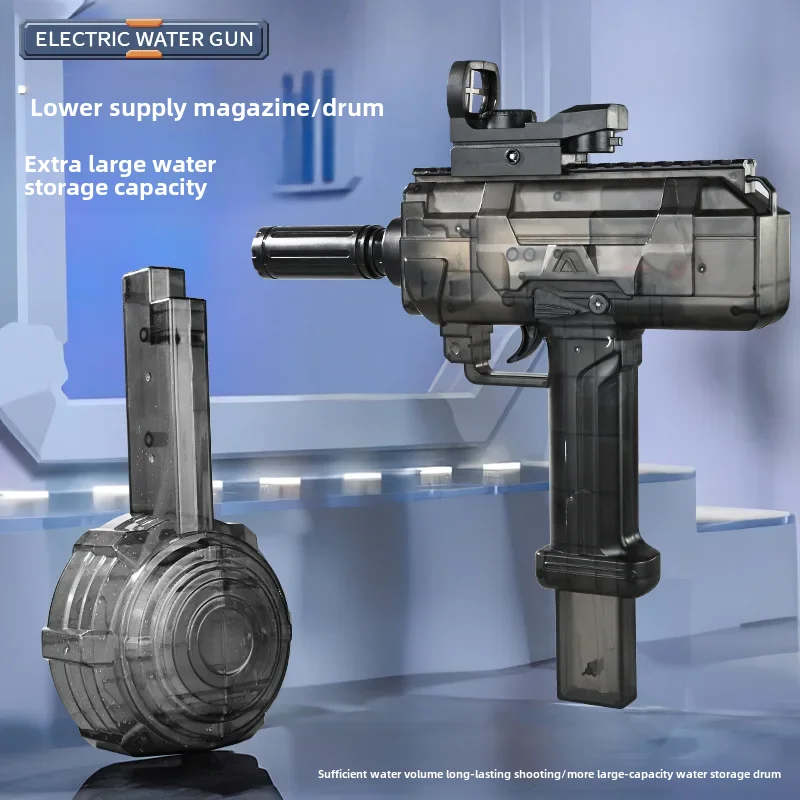 Uzi Electric Burst Water Gun Children's Toy Large Capacity Water Fighting Electric Burst Gun Children's Toy 3