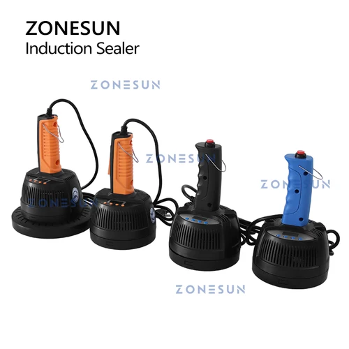 ZONESUN 휴대용 유도 밀봉기, 휴대용 전자기 병 밀봉 기계, 알루미늄 호일 뚜껑, 플라스틱 바이알 ZS-DL800 6