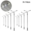 10Pcs Model Railway Warm White HO Scale Lamps Post 1:87 Street Light Single Head Lamps Model Street Lights Garden Decoration 1