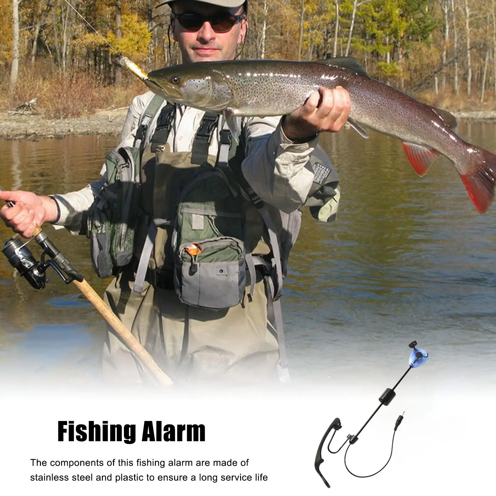 Fishing Rod Alarm Fishing Rod Alarm Bite Alarm Led Light Detection Gear Indicator Tool For Outdoor Carp Sturgeon Fly Men Dad