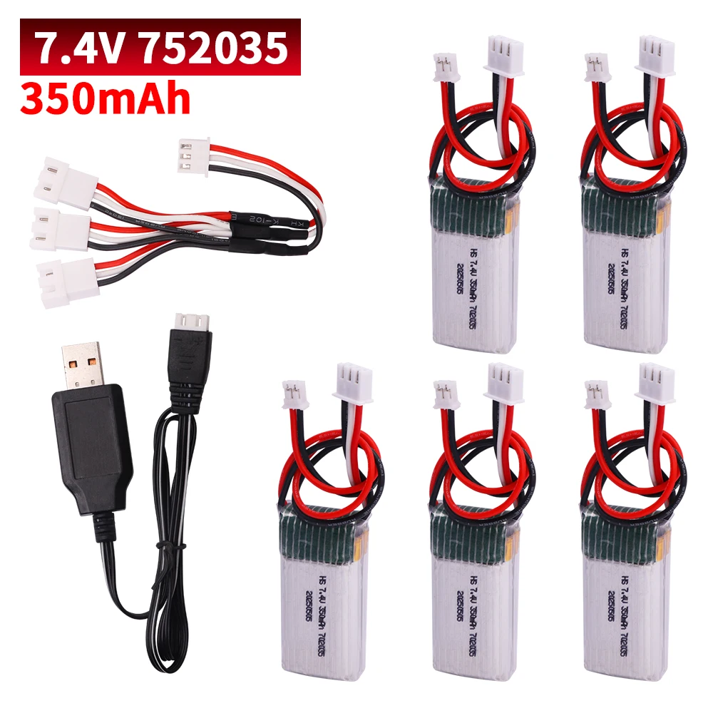 Chargeur RC USB avec piles rechargeables - Lot de 1 à 10
