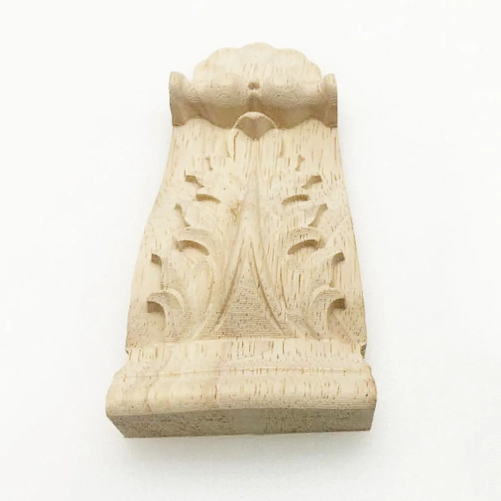 

Creative Elegant Home Wood Carving Decoration Door Furniture Unfinished Accessory Applique Corbels Decal Corner