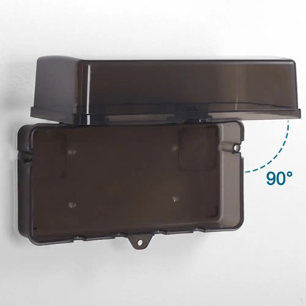 Outdoor Electrical Boxes Waterproof Cable Management Box Rain-Proof Weather Proof Plug Box Outdoor Extension Lead Cover