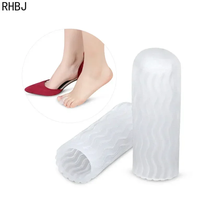 (2/6piece) Silicone Toe Protective Cover Anti-Friction Breathable Pain Relief Overlap Separation Orthotics Gel Toe Cap Protector