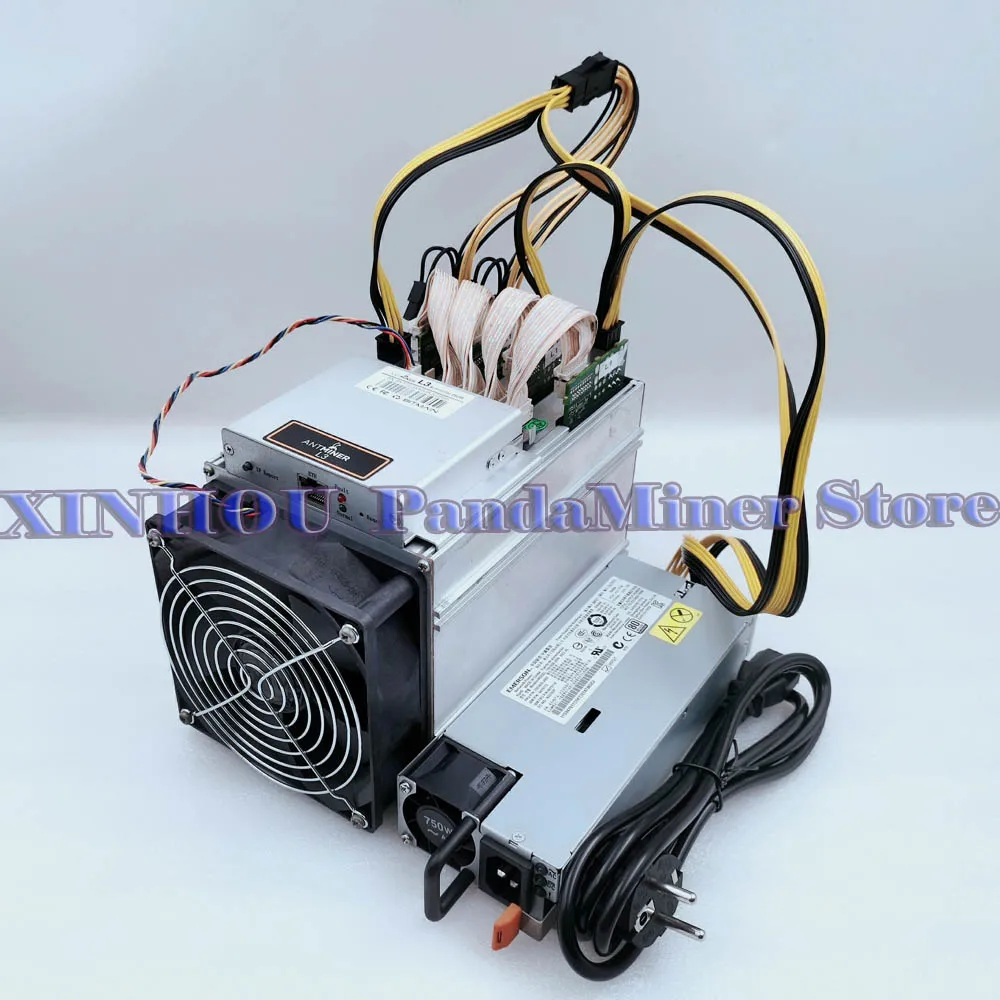 

Майнер Litecoin Dogecoin Antminer L3 с блоком питания 380 мгн/с, Вт