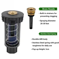 Degrees Adjustable Up Spray Sprinklers Automatic Retractable Watering Lawn Garden Irrigation Water Sprinkler Tool 3