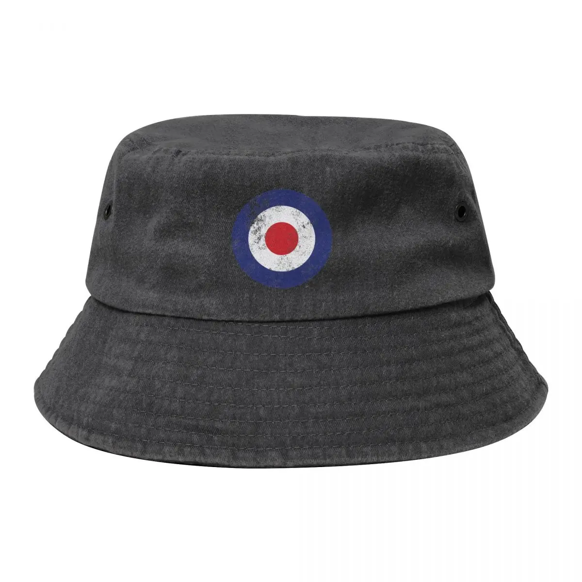 

RAF Type D Roundel - Mod Target Logo Bucket Hat Snap Back Hat dad hat Luxury Brand custom Women's Golf Wear Men's