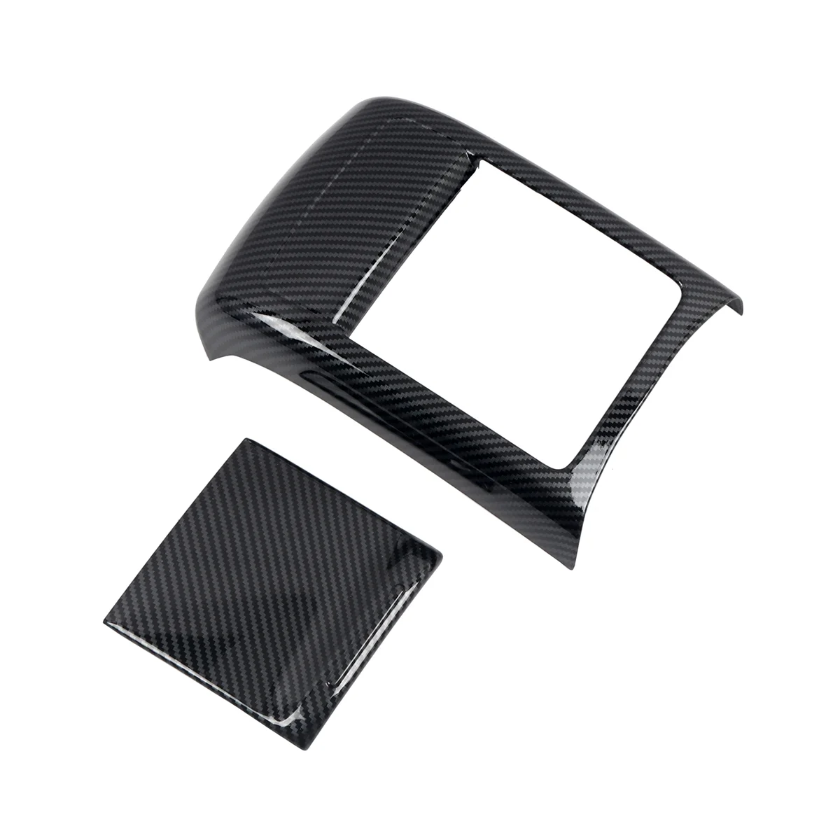 

Автомобильная рамка для вентиляционного отверстия заднего кондиционера из углеродного волокна, Противоударная панель, обшивка для Subaru WRX / WRX STi 2015-2017
