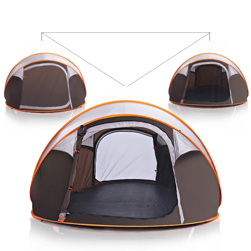 Automatic Pop Up Throw Tent, Waterproof 3-4Persons 5 Automatic Pop Up Throw Tent, Waterproof 3-4Persons 5