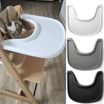 Per la crescita della sedia Piatto da pranzo Sedia da alimentazione per bambini Piatto da tavolo da pranzo Vassoio per sedile alto in ABS Accessori per sedie da pranzo per bambini
