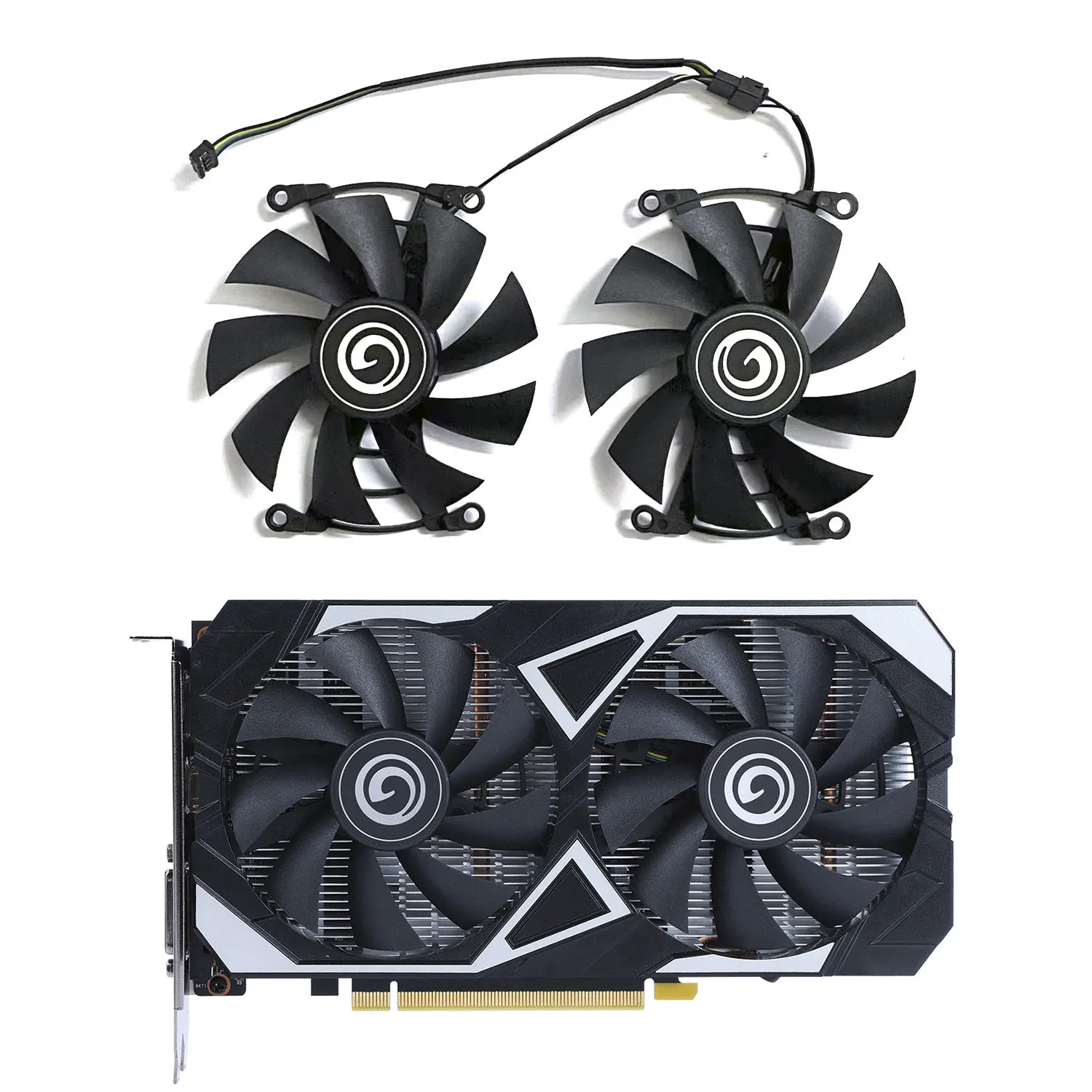 Ventola Gpu Nuova Di Zecca 4Pin Muslim2 Ventola Rtx3050 Ventola Gpu Adatta Per Scheda Grafica Galaxy Geforce Rtx 3050 Snapdragon V3