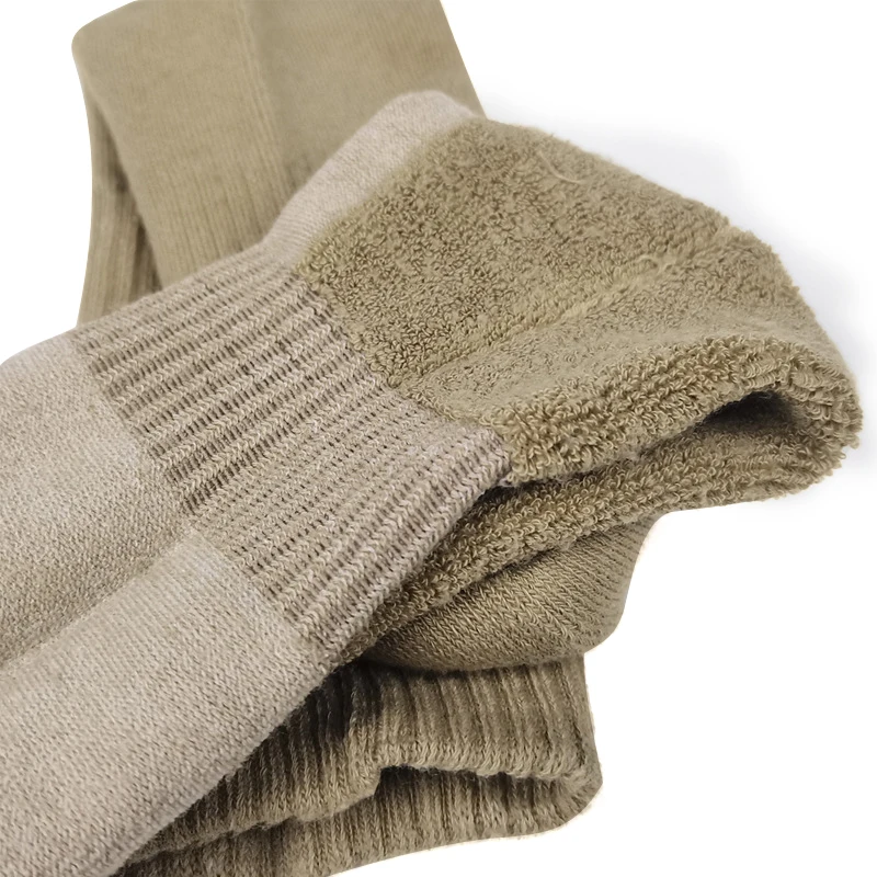 Military Socks Men Army Train Socks Moisture Wicking Mid Calf Thermal Work Boot Sports Hiking Trekking 5 Pairs/Pack mens socks thermal socks