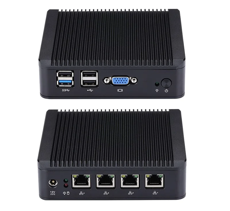 Quad Core Mini PC with 4x Gigabit NICs for High-Performance Router/Firewall Appliance Description Image.This Product Can Be Found With The Tag Names Barebone Mini PC, Computer Office, Mini pc