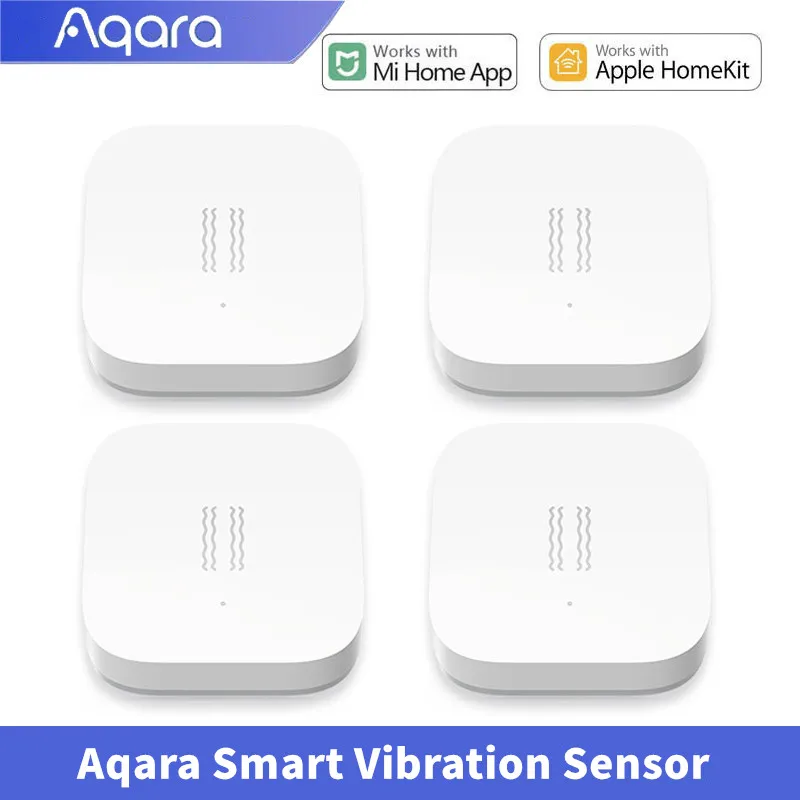 

Умный датчик вибрации Aqara Zigbee, датчик обнаружения движения и удара, со встроенным гироскопом, для домашней безопасности, для xiaomi MI Home