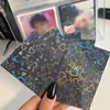 SKYSONIC 50pcs Kpop Card Sleeves 61x91mm 20C Heart Bling Holder For Holo Postcards Top Load Films Photocard Game Cards Protector 3