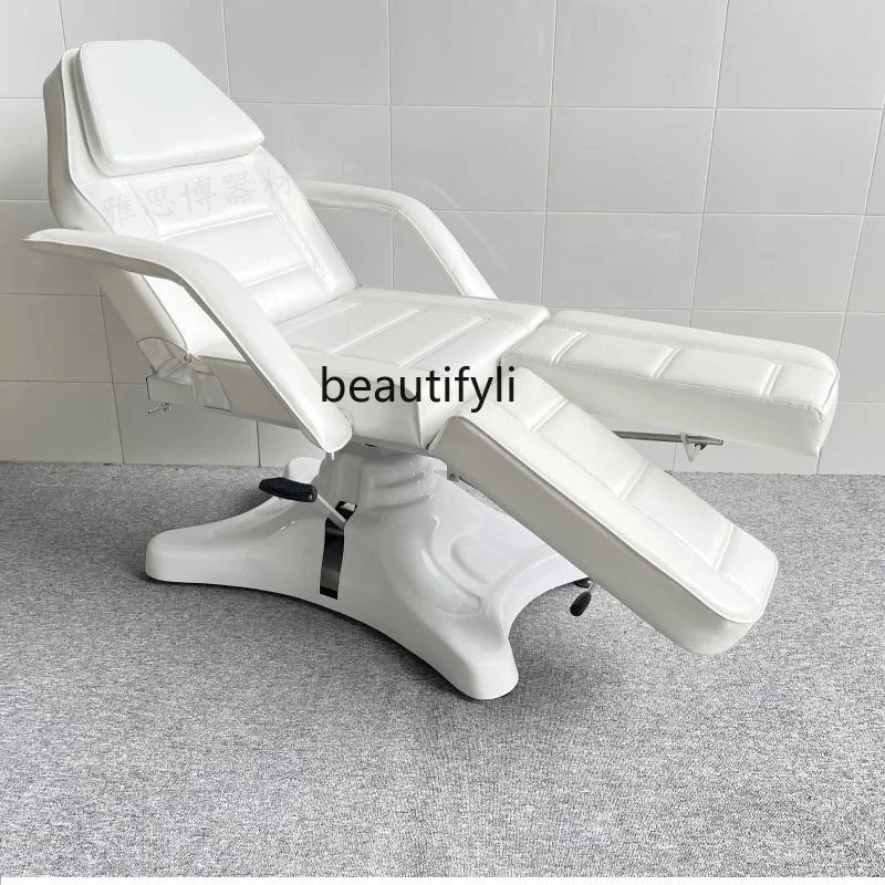 Adjustable Height Adjustable Rotating Beauty Chair/Facial Bed/Micro Plastic Tattoo Embroidery Eyebrow Tattoo Tattoo Bed Chair pink electric beauty bed tattoo couch micro plastic body lifting folding chair medical massage