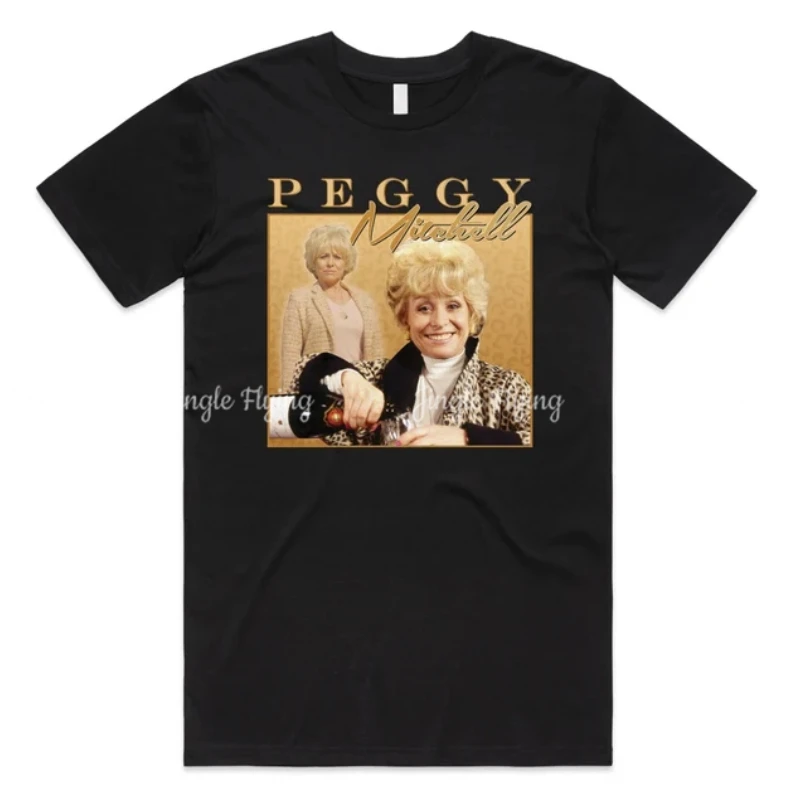 T-Shirt Peggell Omaggio Tee Top Uk Tv Legend Icon Retro Gift Tribute Magliette Per Uomo Luxury
