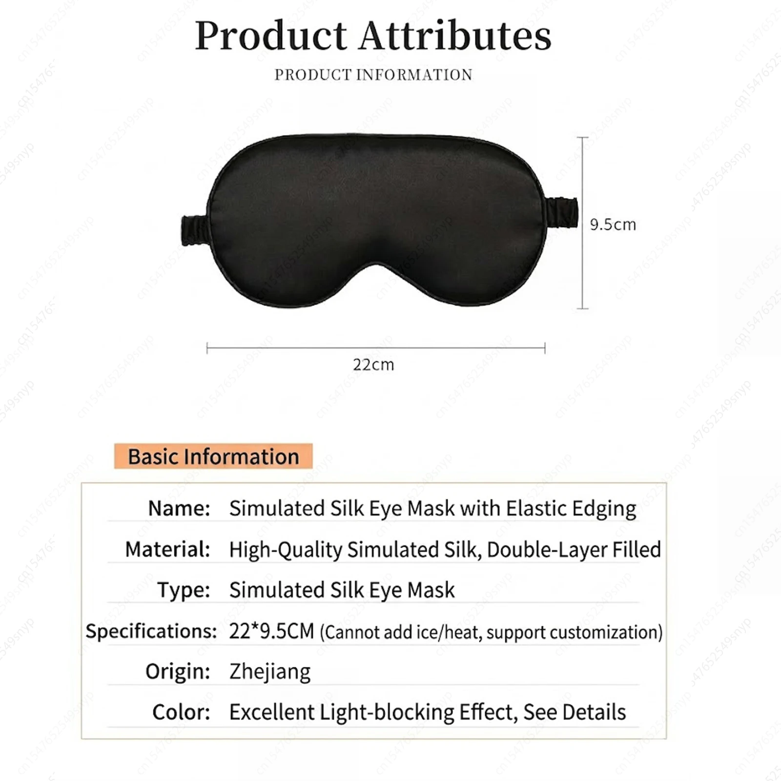 Luxurious Soft Silk Sleep Mask - Ultimate Comfort and Complete Darkness