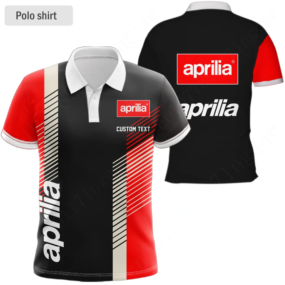 

Футболка Aprilia Для мужчин, Харадзюку, дышащий топ с коротким рукавом, одежда унисекс, повседневные рубашки поло и блузки, одежда для гольфа с аниме