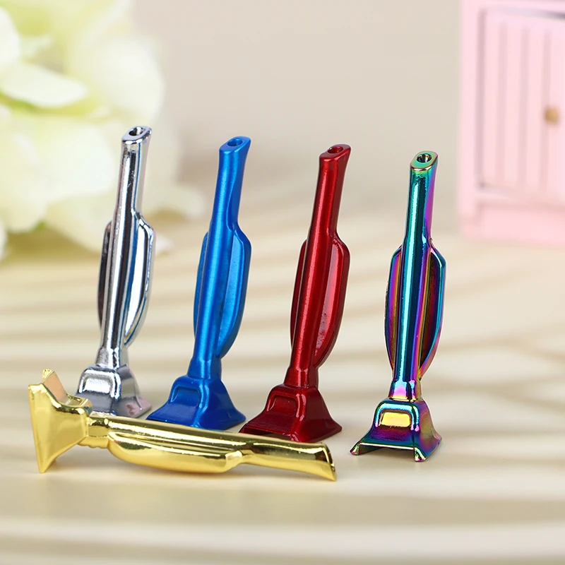 휴대용 미니 트로피 파이프, 금속 소재, 연기 허브 파이프, 필터 그릇, 담배 액세서리, 1PC