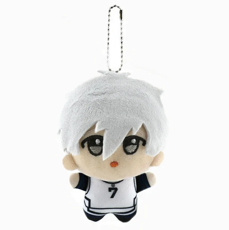 12cm New Blue Lock Plush Pendant KeyChain Isagi Yoichi Nagi Seishiro Mikage Reo Rin Itoshi Itoshi Sae Action Doll Toy Bag Gift 2
