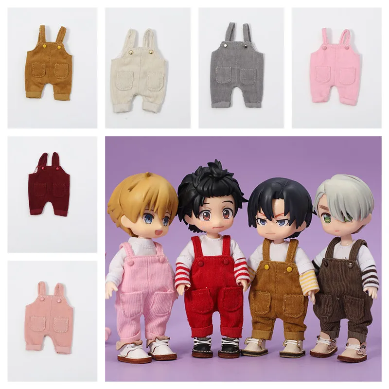 Obitsu 11 1/12 BJD Doll Bodysuit Candy Color Clothes Fashion Multi Color Suspenders for Ob11, Gsc, Body9 Doll Accessories 2