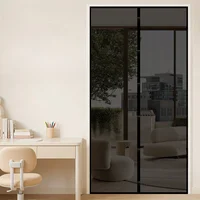 Magnetic Screen Door No Drill Self Stick Mosquito Net for Windows Summer Insect Proof Strong Magnet Curtain Room Divider 4