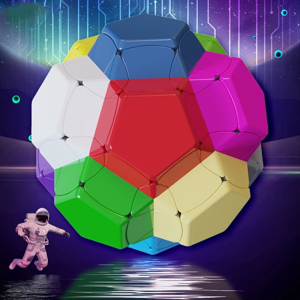 YuXin Interstellar Series Strange Shape 5x5 Megaminxed Dodecahedron Professional Magic Cube Educational toys For Adultional 3