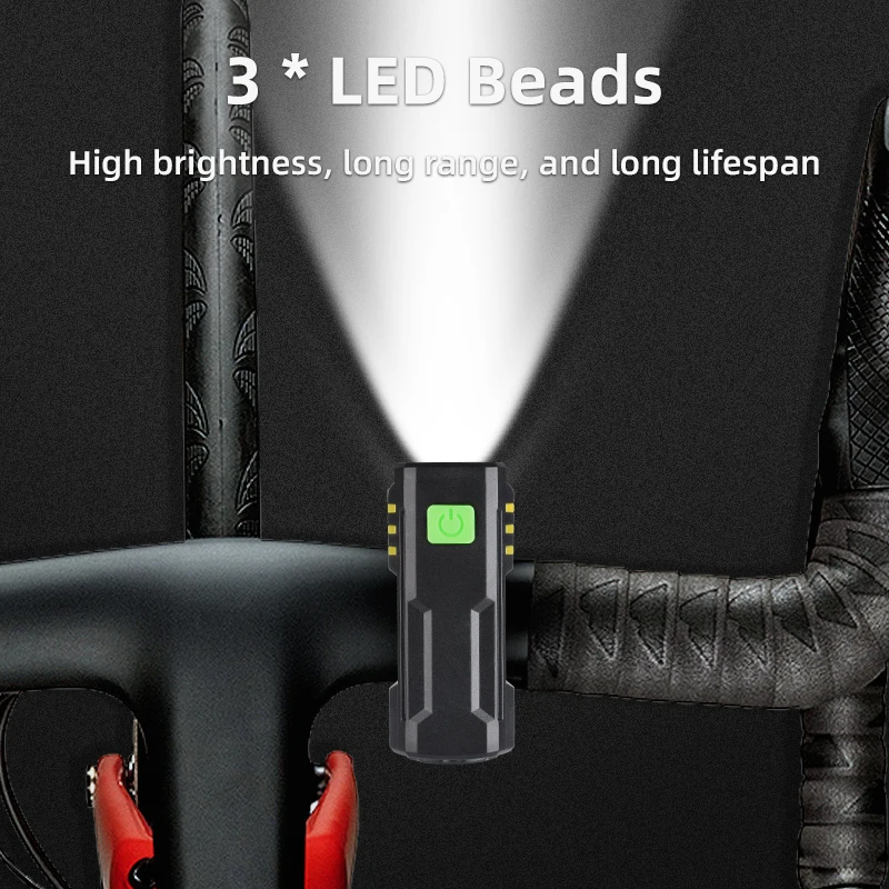 COBA Bicycle Bike USB Rechargeable Light LED High Brightness Multi-Function Road MTB Cycling Safety Front Lights