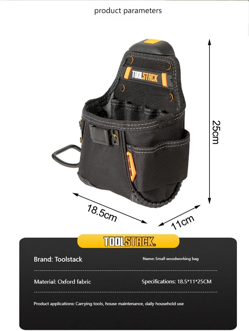 Toolstack Mini Utility Toolkit Oxford Tool Bag Image 8
