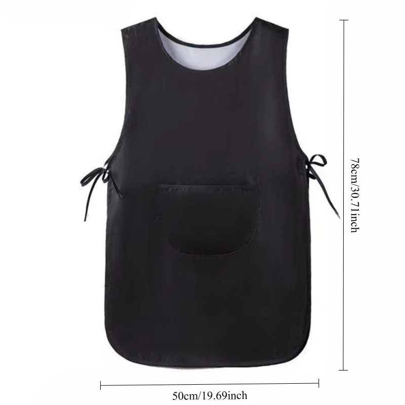 Fashion Canvas Kitchen Aprons For Woman Men Chef Work Apron For Grill Restaurant Bar Shop Cafes Beauty Nails Studios Uniform