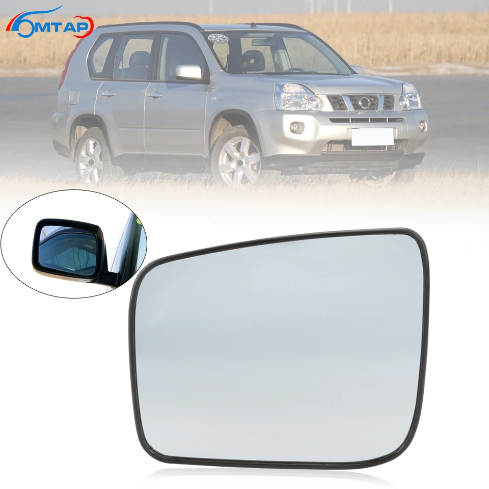 

MTAP для Nissan Qashqai 2008-2015 для X-TRAIL 2008-2013 внешняя дверь боковое зеркало заднего вида стеклянный объектив с нагревом 96365-JE00A