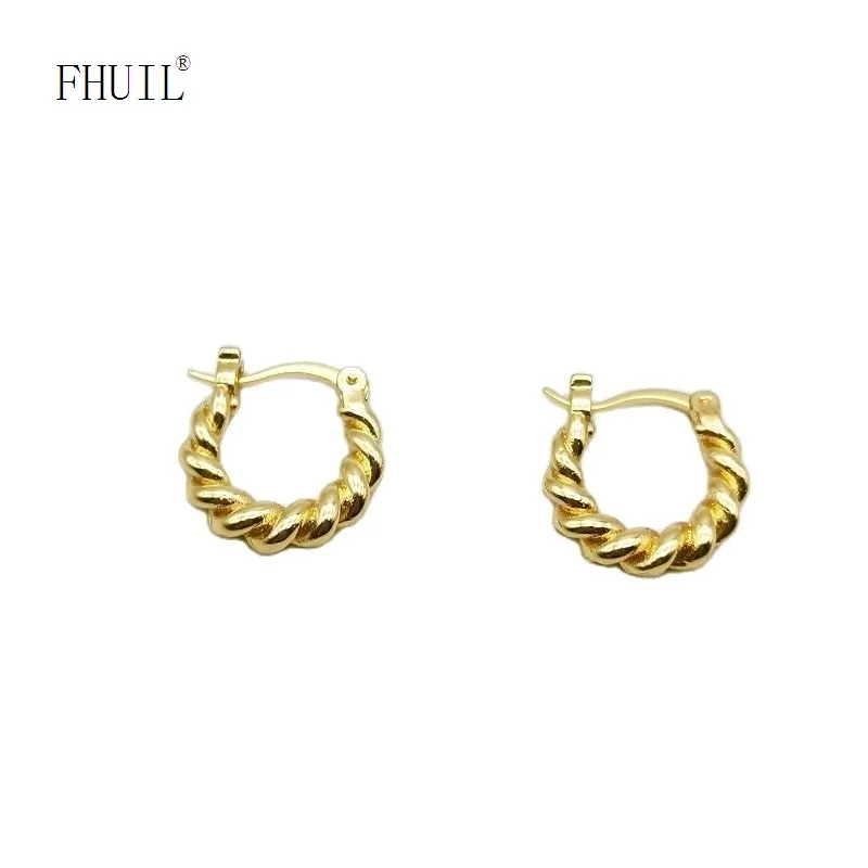 

Golden Hoop Earrings For Women Fashion Jewelry Plated Gold Silver Needle Drop Earring Pendant Ear Piercing Wedding Accessories