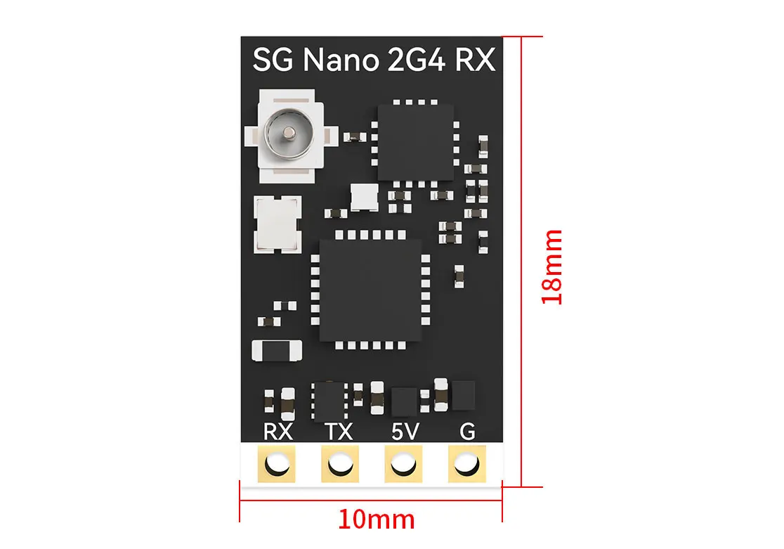 SpeedyBee RunCam Sub-brand SkyGuy Nano 2.4G ExpressLRS ELRS Receiver FPV Freestyle DIY Parts thumbnail 2