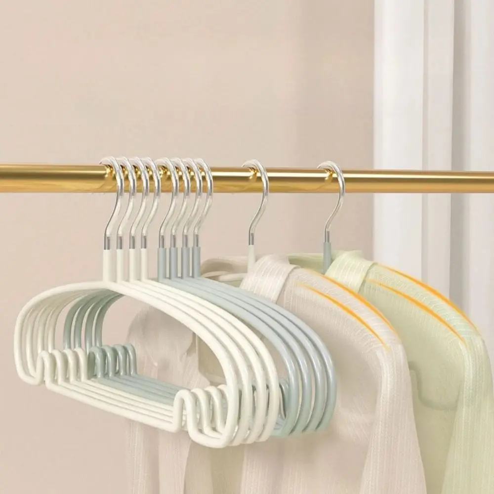 10PCS Non Slip Clothes Hanger Dormitory Household Clothes Hanging to Prevent Deformation Storage clothes hanger