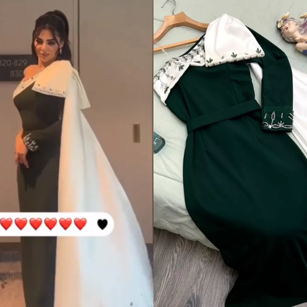 

Meetlove Prom Dresses Simple Exquisite One-shoulder A-line Satin Formal Occasion Gown anne abiye elbise elegant dress for women