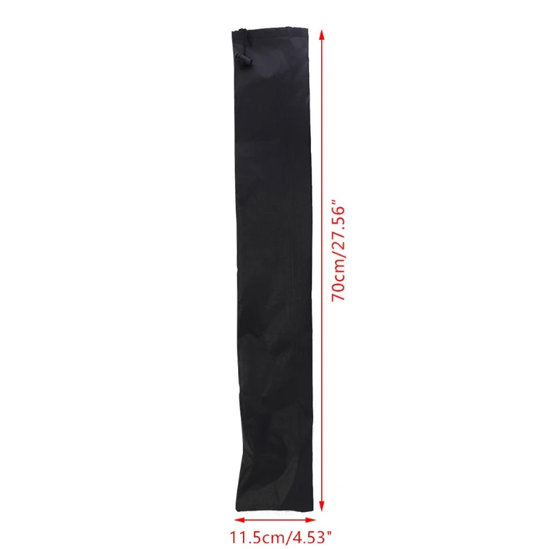 Portable Black Trekking Pole Carrying Bag Storage Bag Pouch Drawstring Bag for Walking Stick Hiking Poles Travel for Cas 2