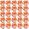 50 Pcs Little Fox Eraser School Students Birthday Stationery Classroom Rewards Drawing Pencil Erasers Stationery Accessory 1