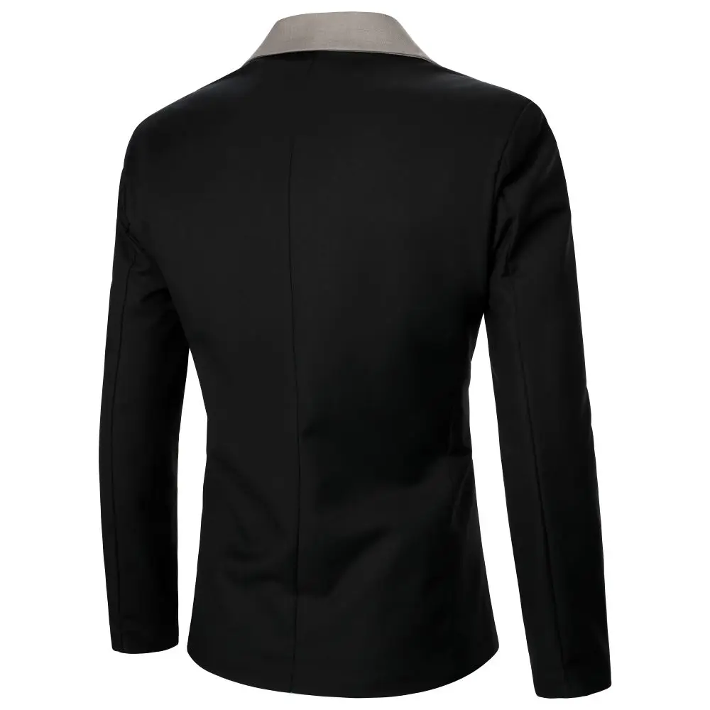 Men's Suit Keep Warm Windproof Business Casual Men's Coat Holiday Gift Banquet Wedding Conference Jacket Top Wear