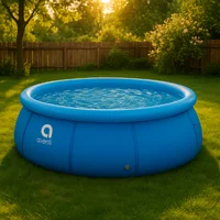Piscine de jardin Avenli à grand cadre 2