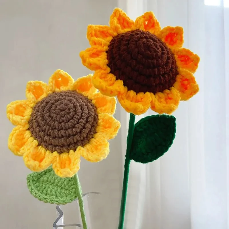 Hand Woven Bouquet Creative Wool Knitting