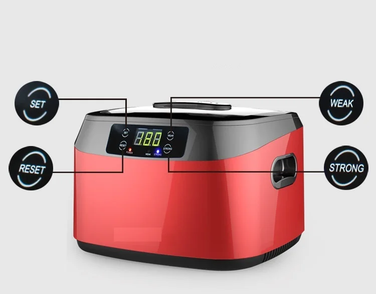 

jewelry ultrasonic cleaner JP-1200B 1.2L cleaning machine with polished stainless steel tank CE/FCC/PSE/ROHS approved