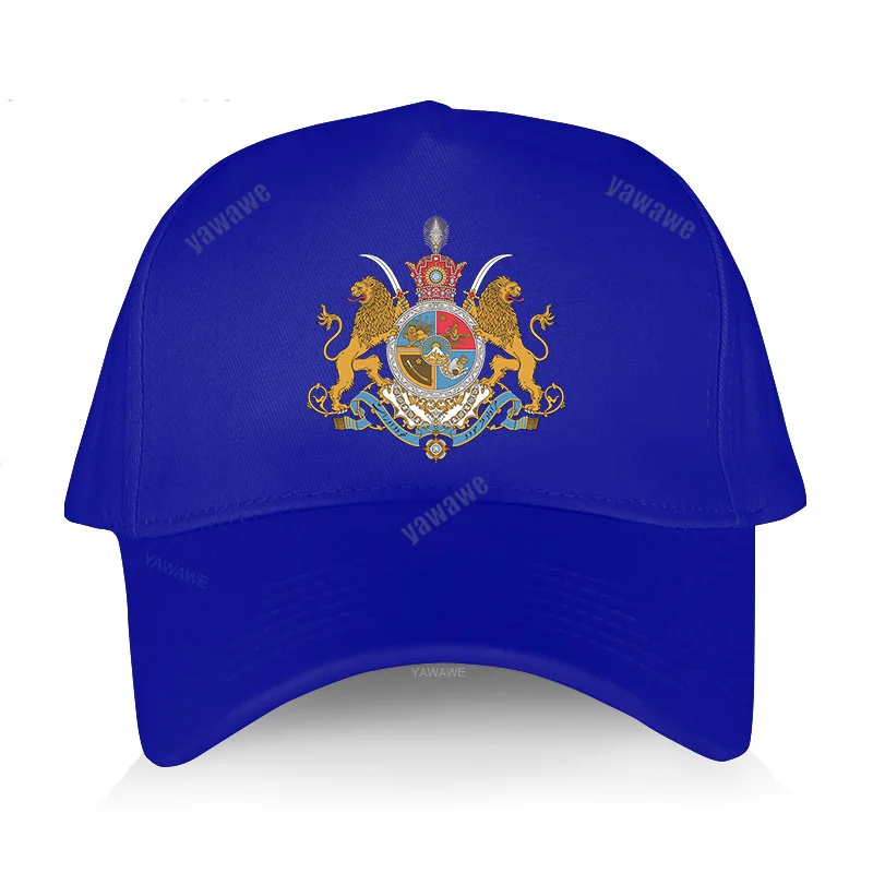 Men Baseball Cap adjustable Arms of Iranian Shahs iran 1979 coat arms persia lion shah crown