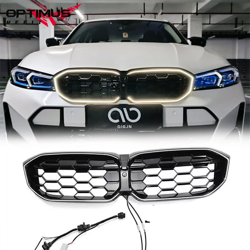 

Для BMW 3 серии G20 G28 LCI 2023 + 330i M340i автомобильный передний бампер почки решетки стиль брикет