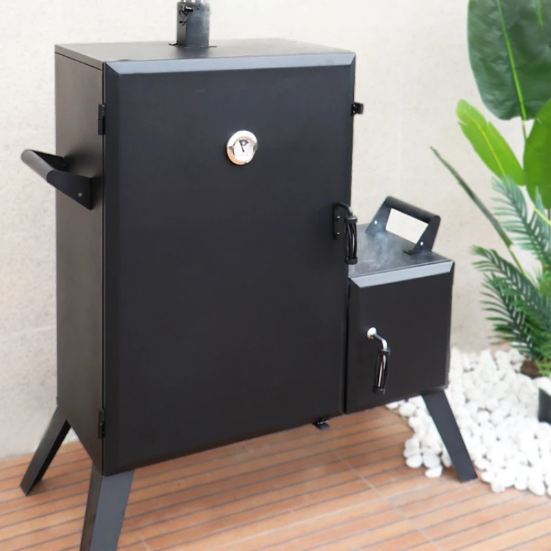 

Fruit Charcoal Smoking Stove Commercial Smoking Machine American Barbecue Grill Oven Household Firewood Smoked Meat