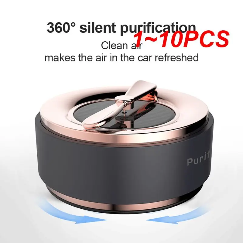 

1-10 шт., Автомобильные Духи для ароматерапии на солнечной батарее