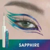 Shiny Chameleon Green Liquid Eyeliner Metallic Eyeshadow Multicolor Eye Liner Pearlescent Polarized Glitter Eye Pigment Makeup 6