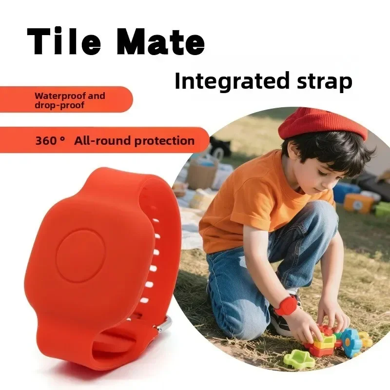 All-in-One Silicone Watchband with Concealed GPS Tracker Holder