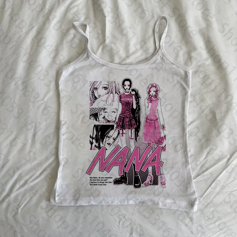 Vintage Women Fashion Punk Emo Girls 2000s Top Aesthetics Letter Print Cute Baby Tees Streetwear Short Sleeve Y2k Style Crop Top 5